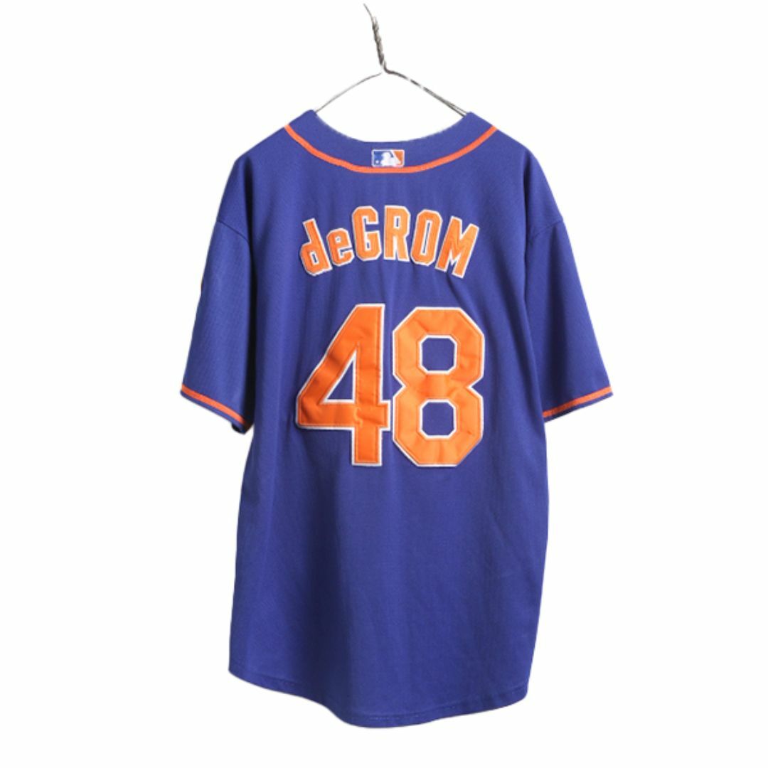 適当な価格 MLB オフィシャル メンズ シャツ ベースボール メッツ Majestic ユニフォームシャツ