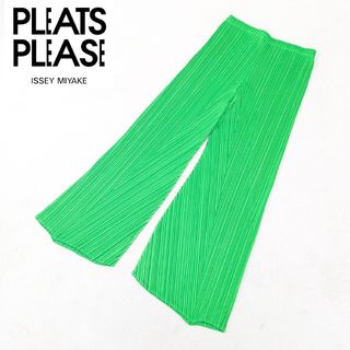 PLEATS PLEASE ISSEY MIYAKE - ★ PLEATS PLEASE イッセイミヤケ ★プリーツ ワイド フレアパンツ