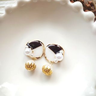 No.4389 ハンドメイドピアス★イヤリング(ピアス)