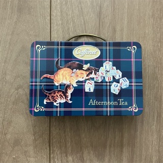 アフタヌーンティー(AfternoonTea)のアフタヌーンティー×カファレル　空き缶　猫　トランク(小物入れ)