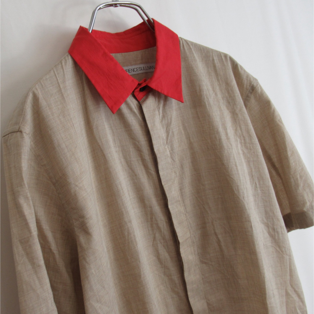 JOHN LAWRENCE SULLIVAN(ジョンローレンスサリバン)のJOHN LAWRENCE SULLIVAN デザイン クレリックシャツ 半袖 メンズのトップス(シャツ)の商品写真