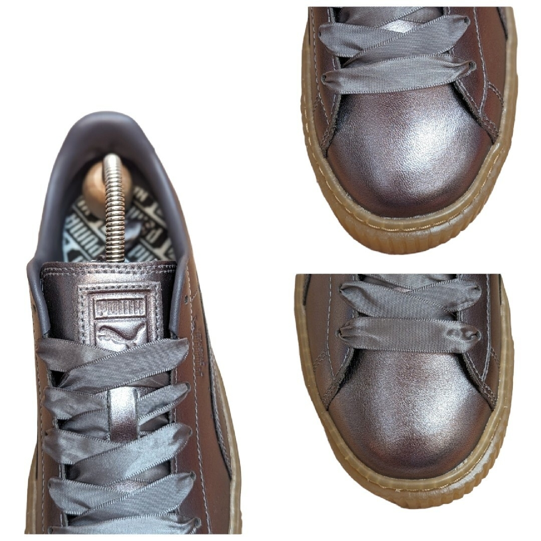 PUMA(プーマ)のPUMA プーマ バスケット プラットフォーム 23.5cm 厚底スニーカー レディースの靴/シューズ(スニーカー)の商品写真
