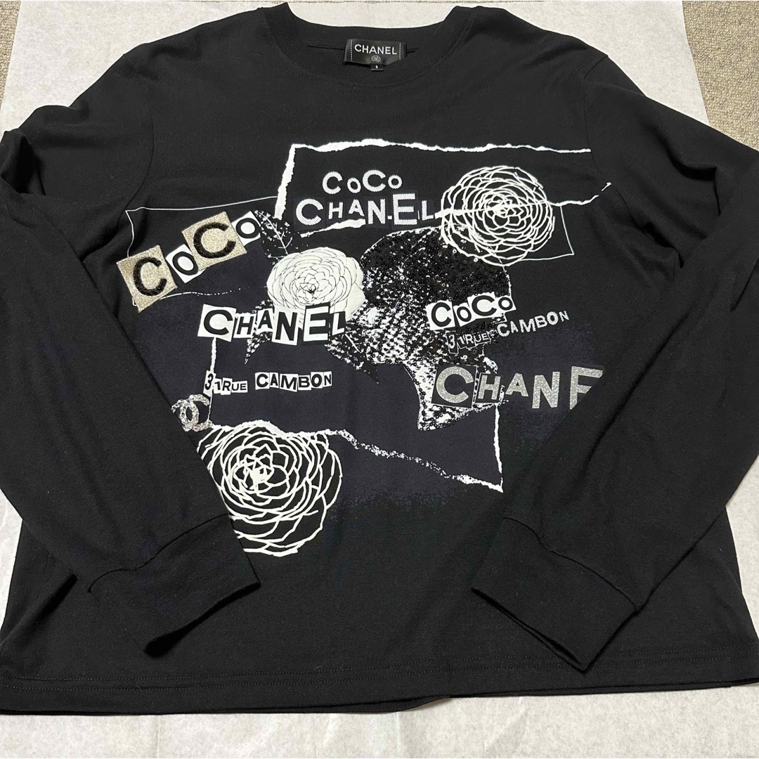 CHANEL(シャネル)のシャネル　ロゴTシャツ CCマーク　S レディースのトップス(Tシャツ(半袖/袖なし))の商品写真