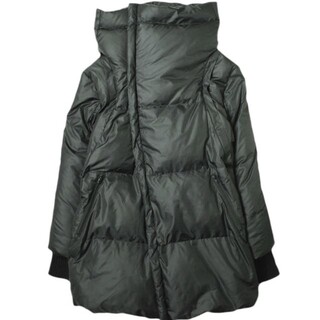 ヌードマサヒコマルヤマ(nude:masahiko maruyama)のnude:masahiko maruyama ヌードマサヒコマルヤマ 日本製 DOWN JACKET 2WAY ハイネックダウンジャケット NU-1253 1(S) BLACK ベスト コート 定価132,000円 アウター【中古】【nude:masahiko maruyama】(ダウンジャケット)