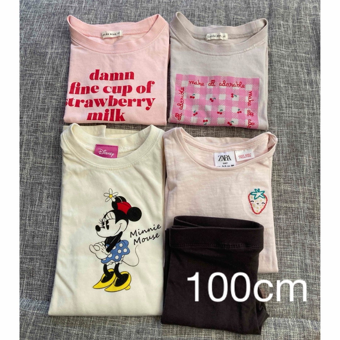 petit main(プティマイン)の100cm女の子5点セット キッズ/ベビー/マタニティのキッズ服女の子用(90cm~)(Tシャツ/カットソー)の商品写真