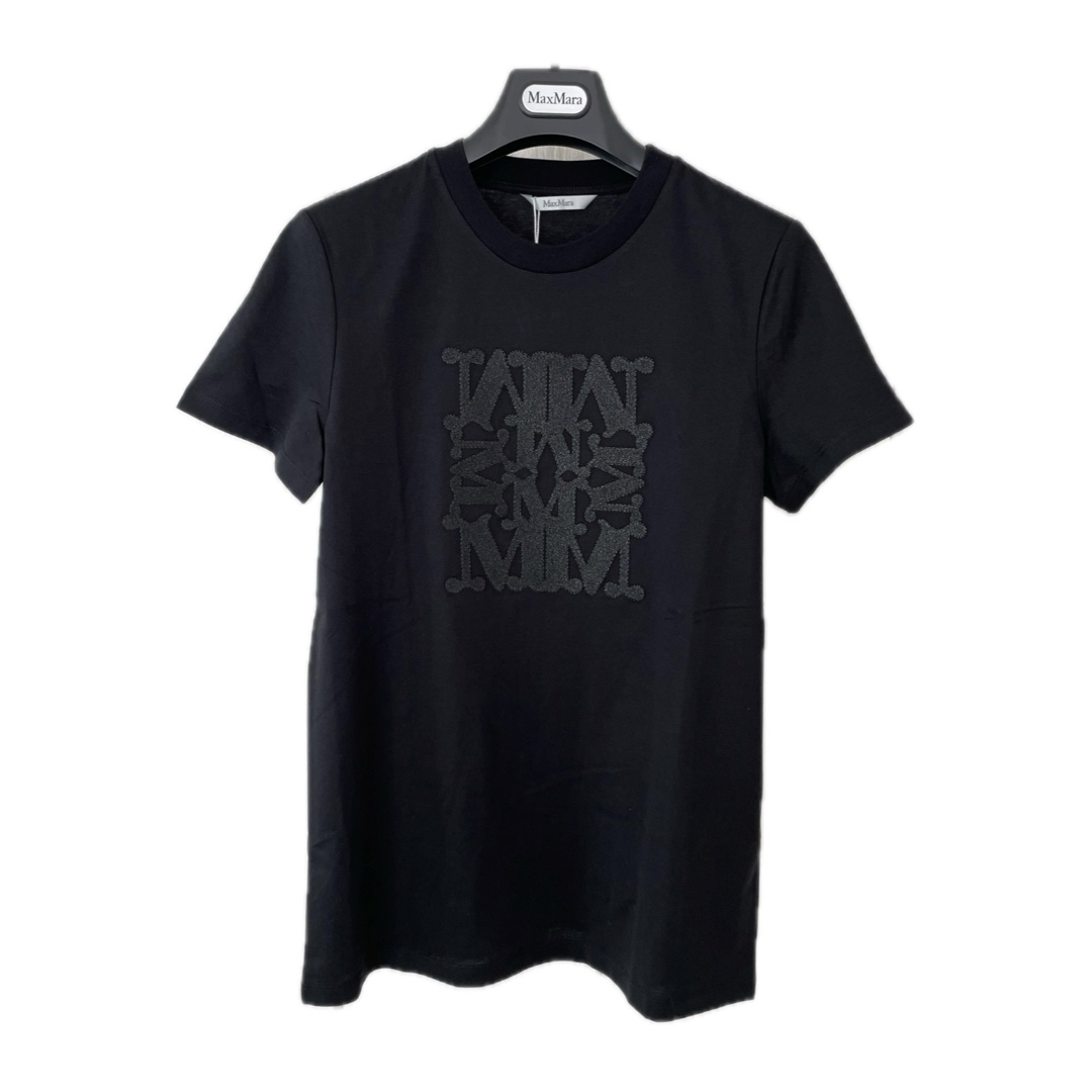 Max Mara(マックスマーラ)の【新品未使用】Max Mara ピュア コットン アップリケ Tシャツ メンズのトップス(Tシャツ/カットソー(半袖/袖なし))の商品写真
