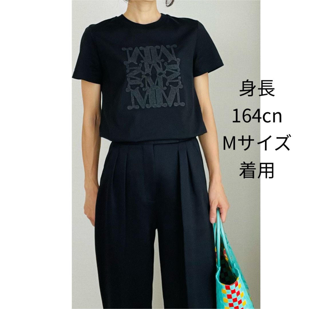 Max Mara(マックスマーラ)の【新品未使用】Max Mara ピュア コットン アップリケ Tシャツ メンズのトップス(Tシャツ/カットソー(半袖/袖なし))の商品写真