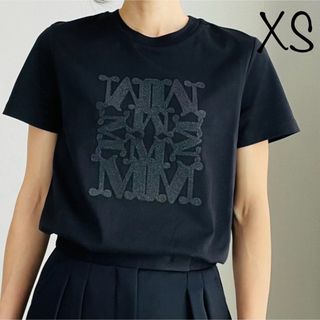 マックスマーラ(Max Mara)の【新品未使用】Max Mara ピュア コットン アップリケ Tシャツ(Tシャツ/カットソー(半袖/袖なし))