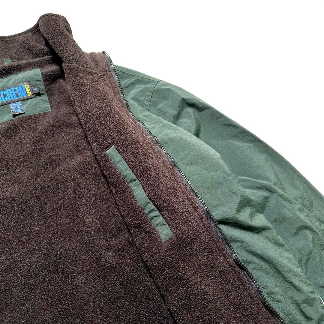 J.Crew(ジェイクルー)の90s j.crew sports warm up jacket green メンズのジャケット/アウター(ブルゾン)の商品写真