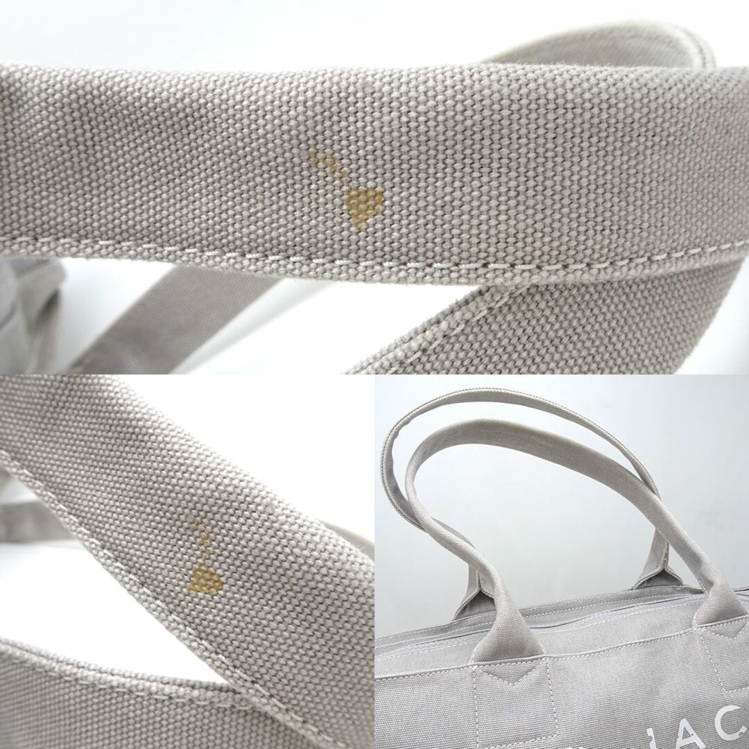 MARC JACOBS(マークジェイコブス)のMARC JACOBS マークジェイコブス トートバッグ キャンバス グレー/351217【中古】 レディースのバッグ(トートバッグ)の商品写真