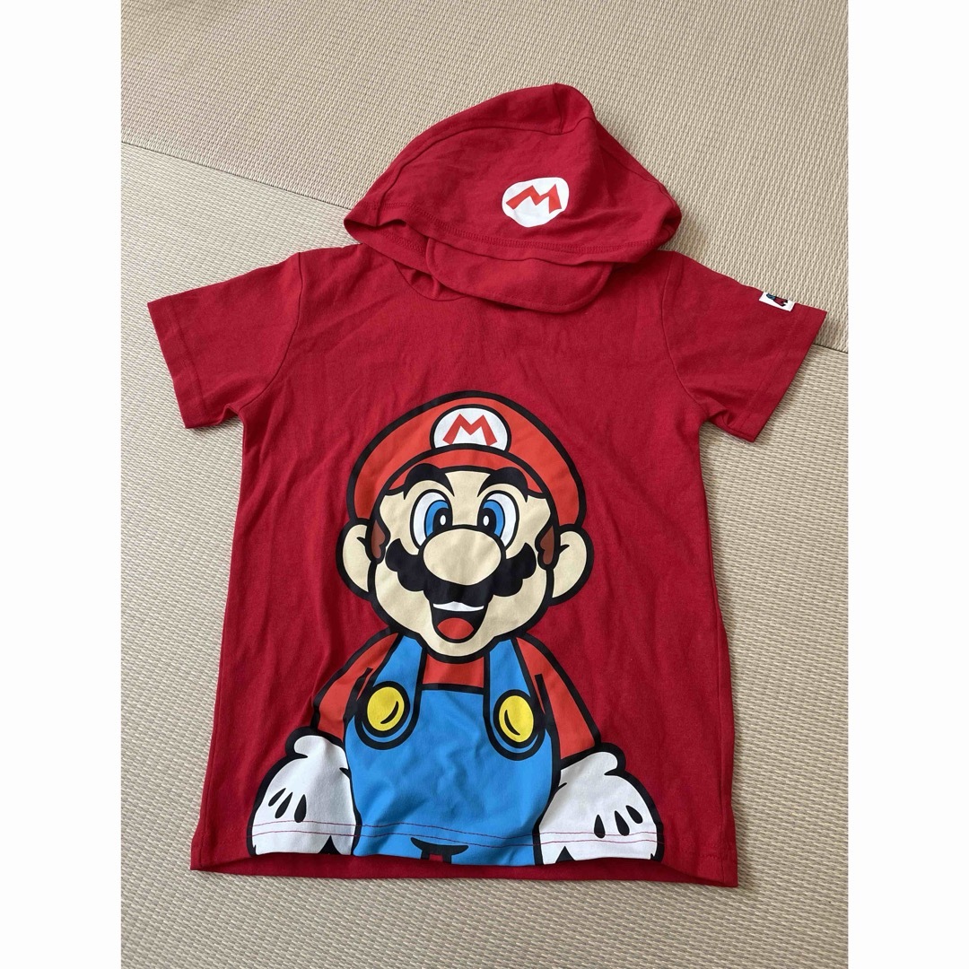 美品　マリオ　半袖　サイズ 130  なりきりマリオ　 キッズ/ベビー/マタニティのキッズ服男の子用(90cm~)(Tシャツ/カットソー)の商品写真