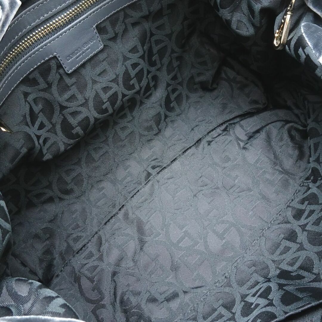 Giorgio Armani(ジョルジオアルマーニ)のGIORGIO ARMANI ジョルジオアルマーニ トートバッグ ベロア グレー/351228【中古】 レディースのバッグ(トートバッグ)の商品写真