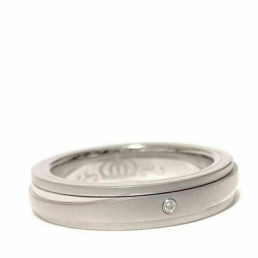 レディース リング ダイヤモンド 一粒 13号 ペアリング メンズ 指輪 春 レディースのアクセサリー(リング(指輪))の商品写真