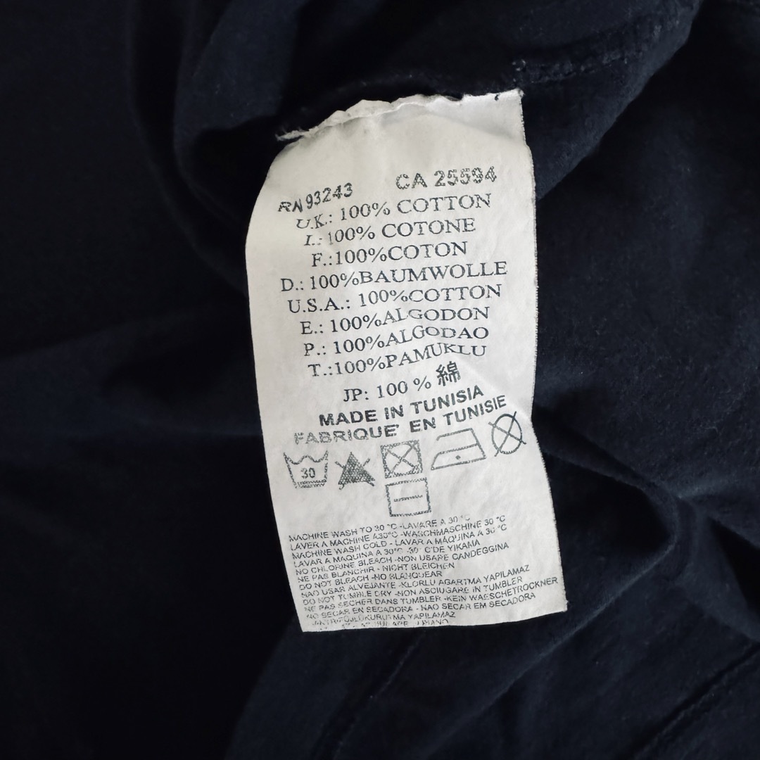 DIESEL(ディーゼル)のメンズ☆ ディーゼル VネックTシャツ Mサイズ ネイビーブラック メンズのトップス(Tシャツ/カットソー(半袖/袖なし))の商品写真