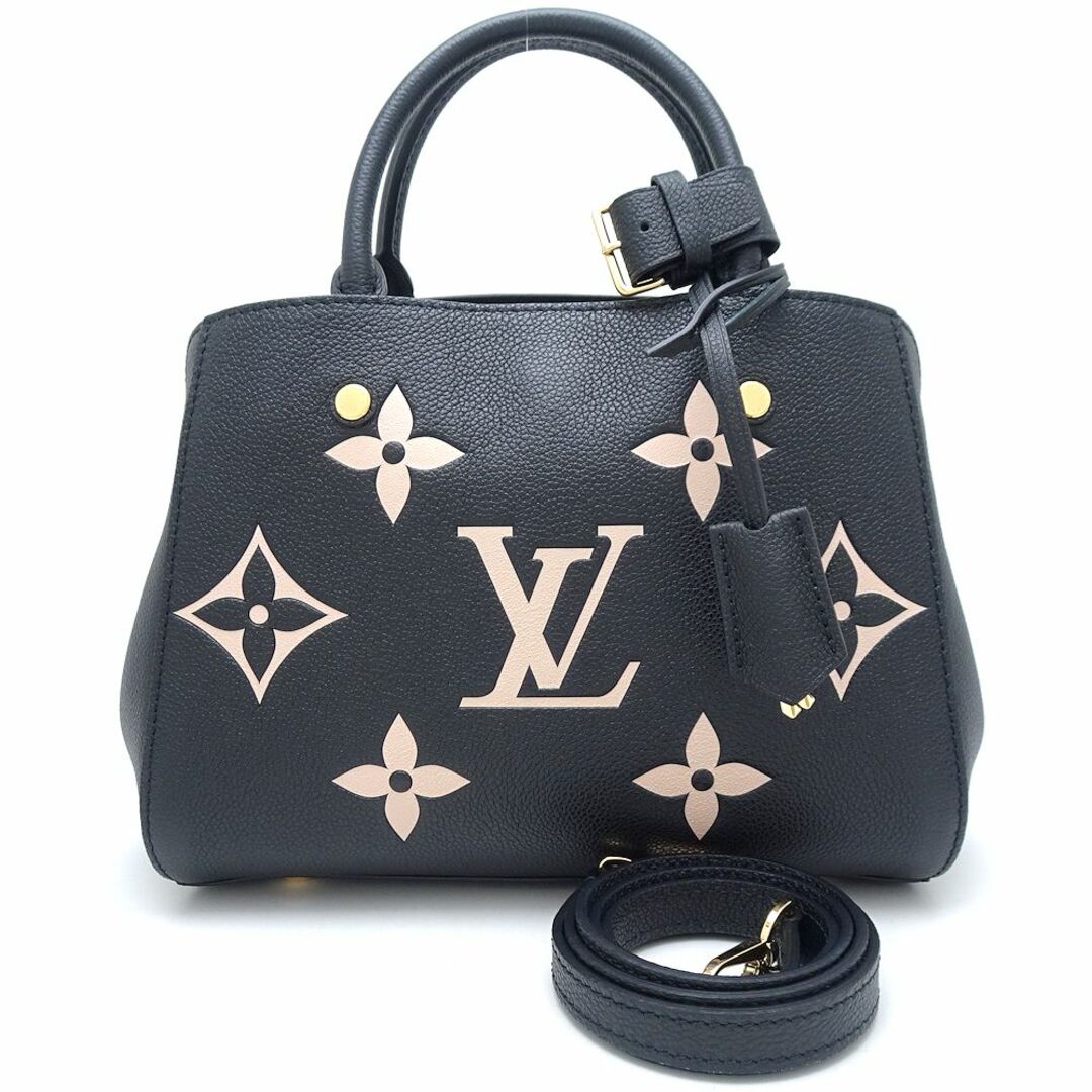 LOUIS VUITTON(ルイヴィトン)のLOUIS VUITTON ルイヴィトン モノグラム アンプラント モンテーニュBB M45778 2Wayバッグ ブラック ベージュ/351236【中古】 レディースのバッグ(その他)の商品写真