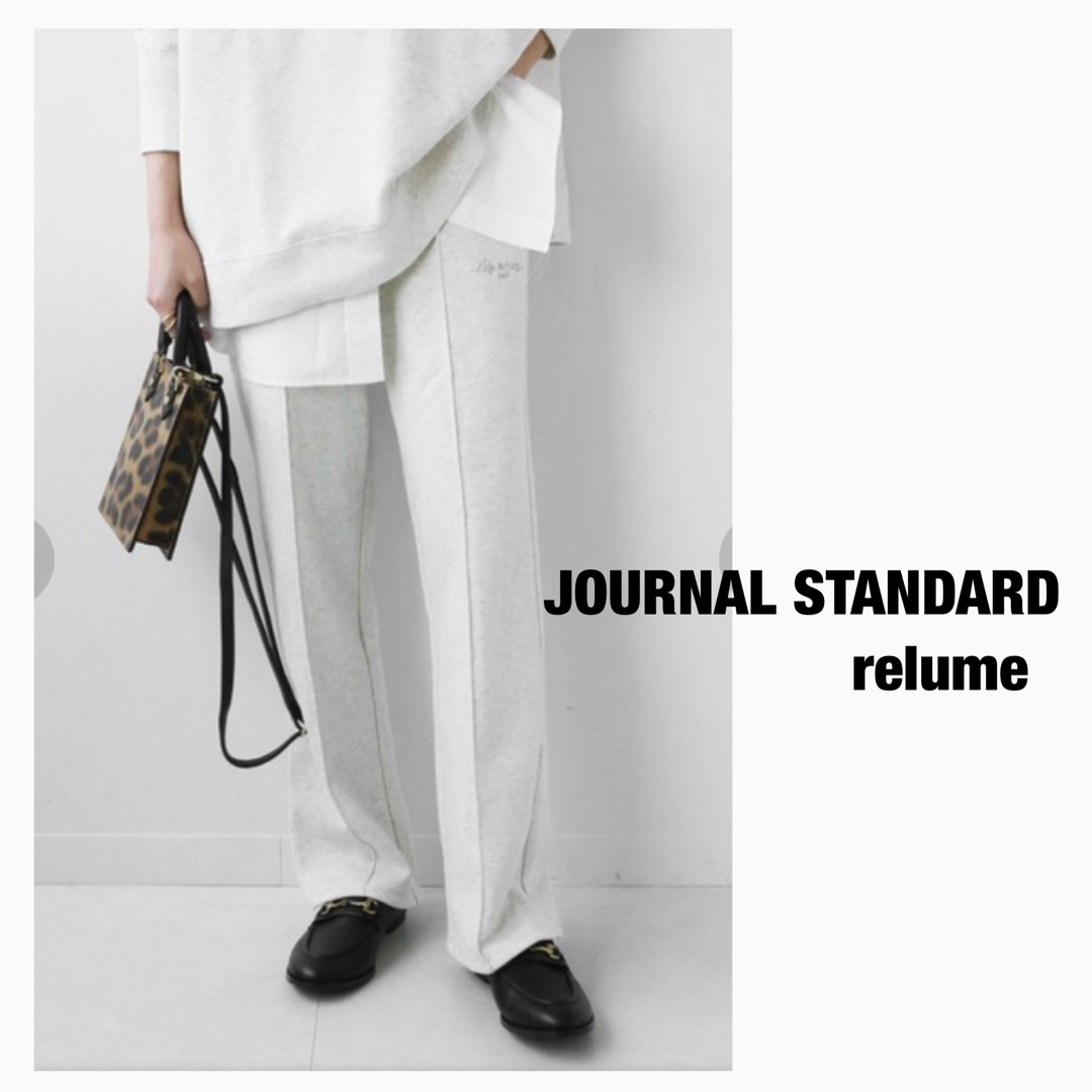 JOURNAL STANDARD relume(ジャーナルスタンダードレリューム)のジャーナルスタンダードレリューム コンパクト裏毛プルオンパンツ レディースのパンツ(カジュアルパンツ)の商品写真