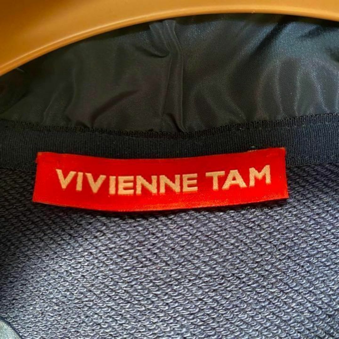 VIVIENNE TAM(ヴィヴィアンタム)のVIVIENNE TAM ヴィヴィアンタム　和柄　パーカー　刺繍　切り替え　L レディースのトップス(パーカー)の商品写真