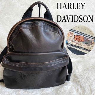 ハーレーダビッドソン(Harley Davidson)の激レア ハーレーダビッドソン オールレザー バックパック リュック ヴィンテージ(バッグパック/リュック)