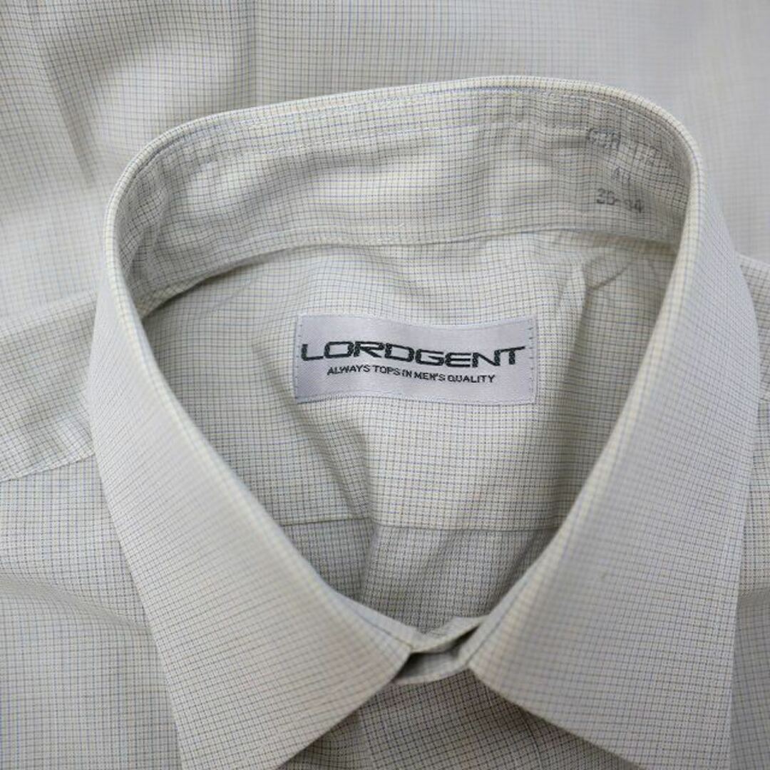 other(アザー)のLORDGENT チェック コットン リネン ブレンド 半袖 シャツ 36-94 メンズのトップス(シャツ)の商品写真