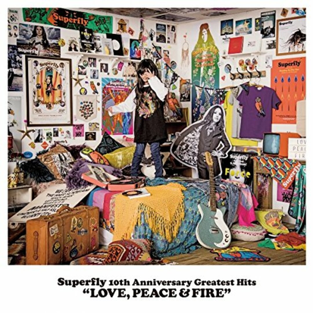 (CD)Superfly 10th Anniversary Greatest Hits『LOVE, PEACE & FIRE』＜初回限定盤＞／Superfly エンタメ/ホビーのCD(ポップス/ロック(邦楽))の商品写真