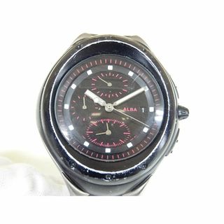 アルバ(ALBA)のM広142 / SEIKO ALBA アルバ 腕時計 クォーツ クロノグラフ (腕時計)