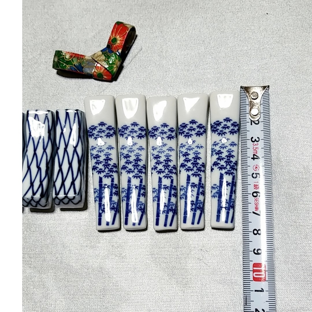 箸置き 陶器 和柄 インテリア/住まい/日用品のキッチン/食器(カトラリー/箸)の商品写真