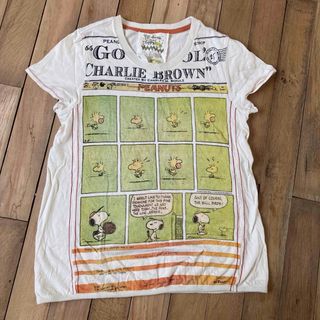 AS kNOW AS peanuts スヌーピー tシャツ コミック(Tシャツ(半袖/袖なし))