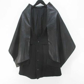 Yohji Yamamoto - YOHJI YAMAMOTO レイヤードコート ジャケット S 黒系