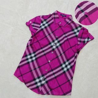 バーバリー(BURBERRY) シャツ/ブラウス(レディース/半袖)(ボタン バーバリー(BURBERRY) シャツ/ブラウス(レディース/半袖)(ボタン