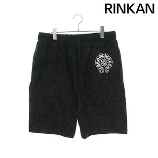 クロムハーツ(Chrome Hearts)のクロムハーツ  SWEAT PANTS セメタリークロス総柄スウェットハーフパンツ メンズ L(ショートパンツ)