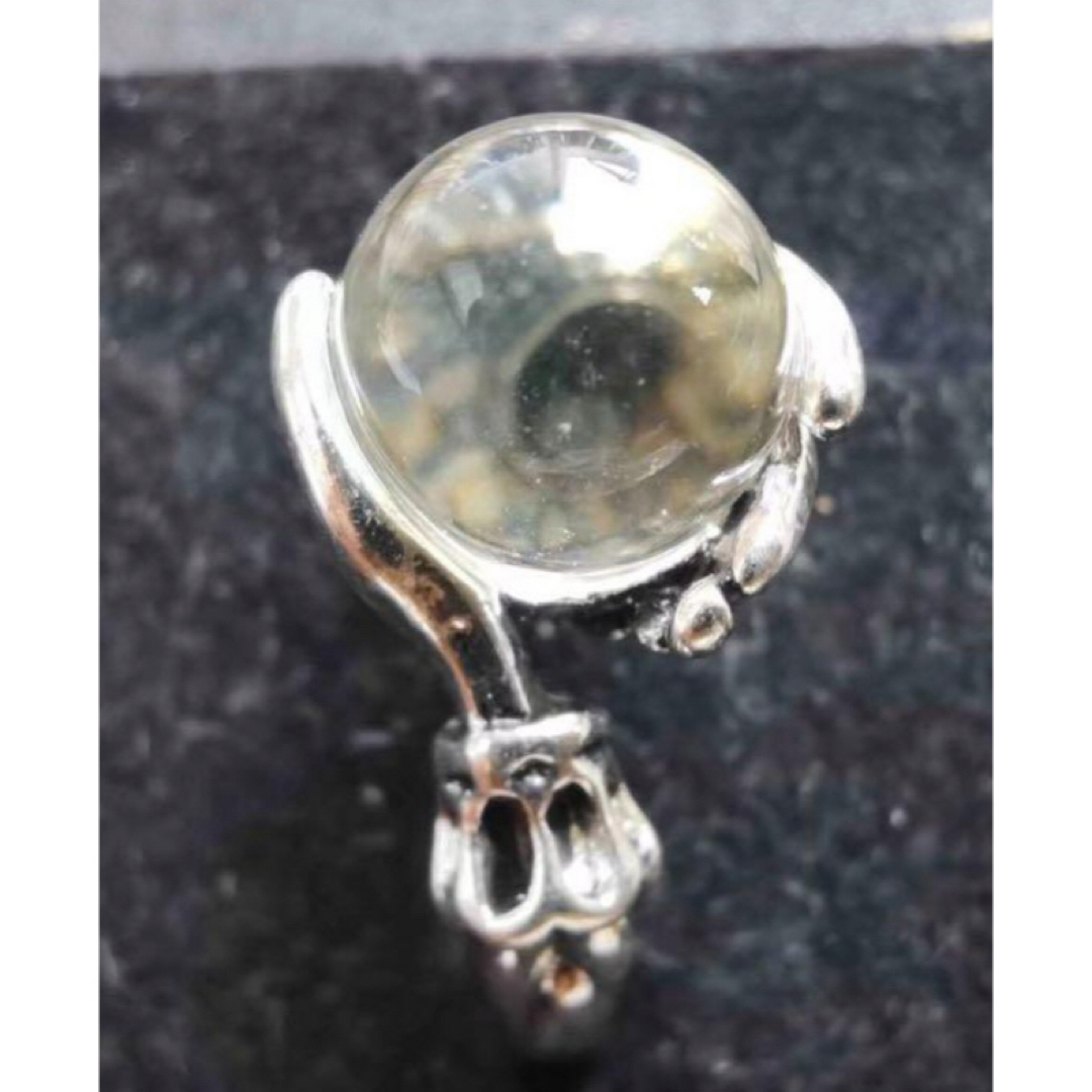 ファッション　レトロ　予言　マジック水晶球　開口　リング レディースのアクセサリー(リング(指輪))の商品写真