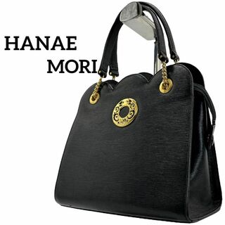 HANAE MORI - ハナエモリ　サークルロゴ　ハンドバッグ　フォーマル