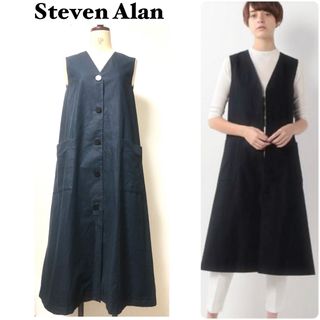 steven alan - スティーブンアラン/コットンネップテントワンピース/ドレス/美品