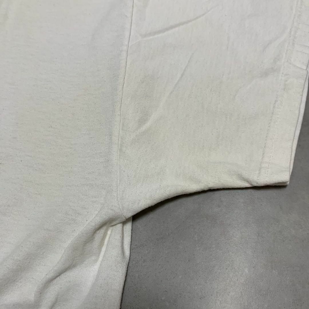 FRUIT OF THE LOOM(フルーツオブザルーム)の【D.A.R.E】ライオン アメリカ ホワイトTシャツ XLサイズ メンズのトップス(Tシャツ/カットソー(半袖/袖なし))の商品写真