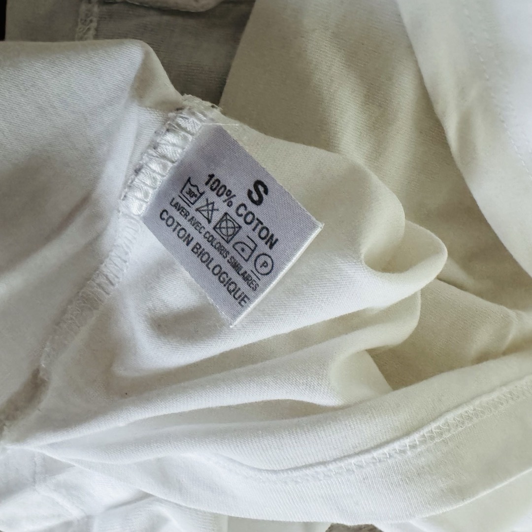 メンズ☆ モノプリックス VネックTシャツ Sサイズ ホワイト メンズのトップス(Tシャツ/カットソー(半袖/袖なし))の商品写真