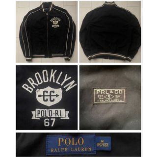 ポロラルフローレン(POLO RALPH LAUREN)の未使用 美品 POLO ラルフローレン brooklyn ブラック スタジャン(スタジャン)