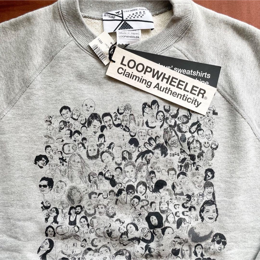 MAISON KITSUNE'(メゾンキツネ)のレア 未着用 LW02 masion kitsune x loopwheeler メンズのトップス(スウェット)の商品写真