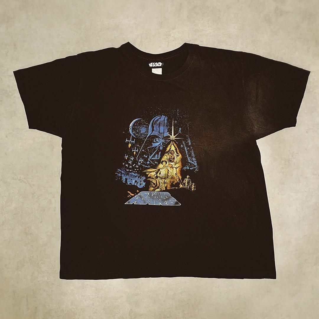 【STARWARS】スターウォーズ ブラックTシャツ XLサイズ 新たなる希望 メンズのトップス(Tシャツ/カットソー(半袖/袖なし))の商品写真