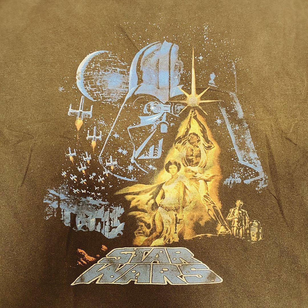 【STARWARS】スターウォーズ ブラックTシャツ XLサイズ 新たなる希望 メンズのトップス(Tシャツ/カットソー(半袖/袖なし))の商品写真