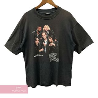 Balenciaga - BALENCIAGA 2018AW Speed Hunters Tour Tee 541877 TCV38 バレンシアガ スピードハンターズツアーTシャツ 半袖カットソー ツアーT フォトプリント ブラック サイズS【240515】【中古-A】【me04】