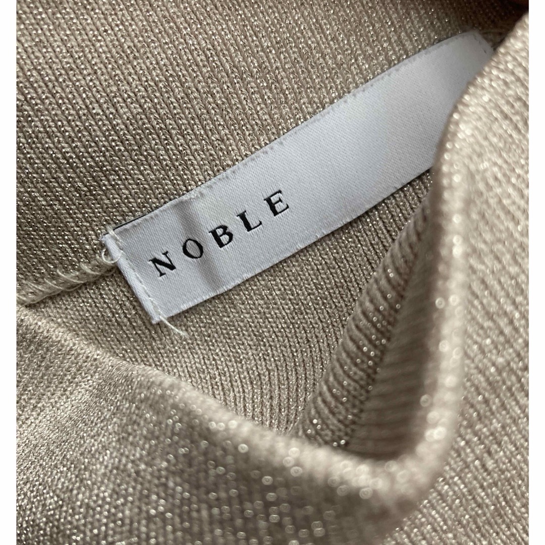 Noble(ノーブル)の【choco2_disco様専用】NOBLEラメニット　ノースリーブトップス メンズのトップス(Tシャツ/カットソー(半袖/袖なし))の商品写真