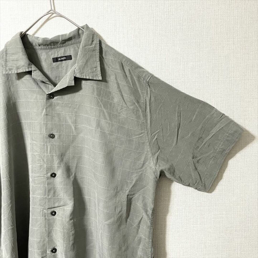 90s 古着 ノーブランド 半袖シャツ ゆるダボ オーバーサイズ XL  メンズのトップス(シャツ)の商品写真