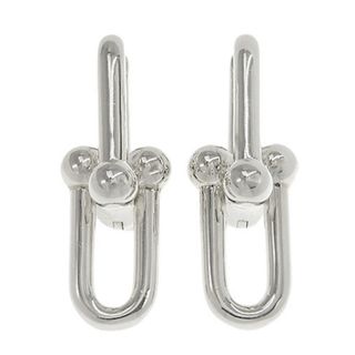 TIFFANY&Co.(ティファニー) ラージリンクピアス 68533694(2024年5月現在現行品) シルバー925 Sv ピアス アクセサリー ジュエリー シルバー銀 レディース 40601114951【中古】【アラモード】