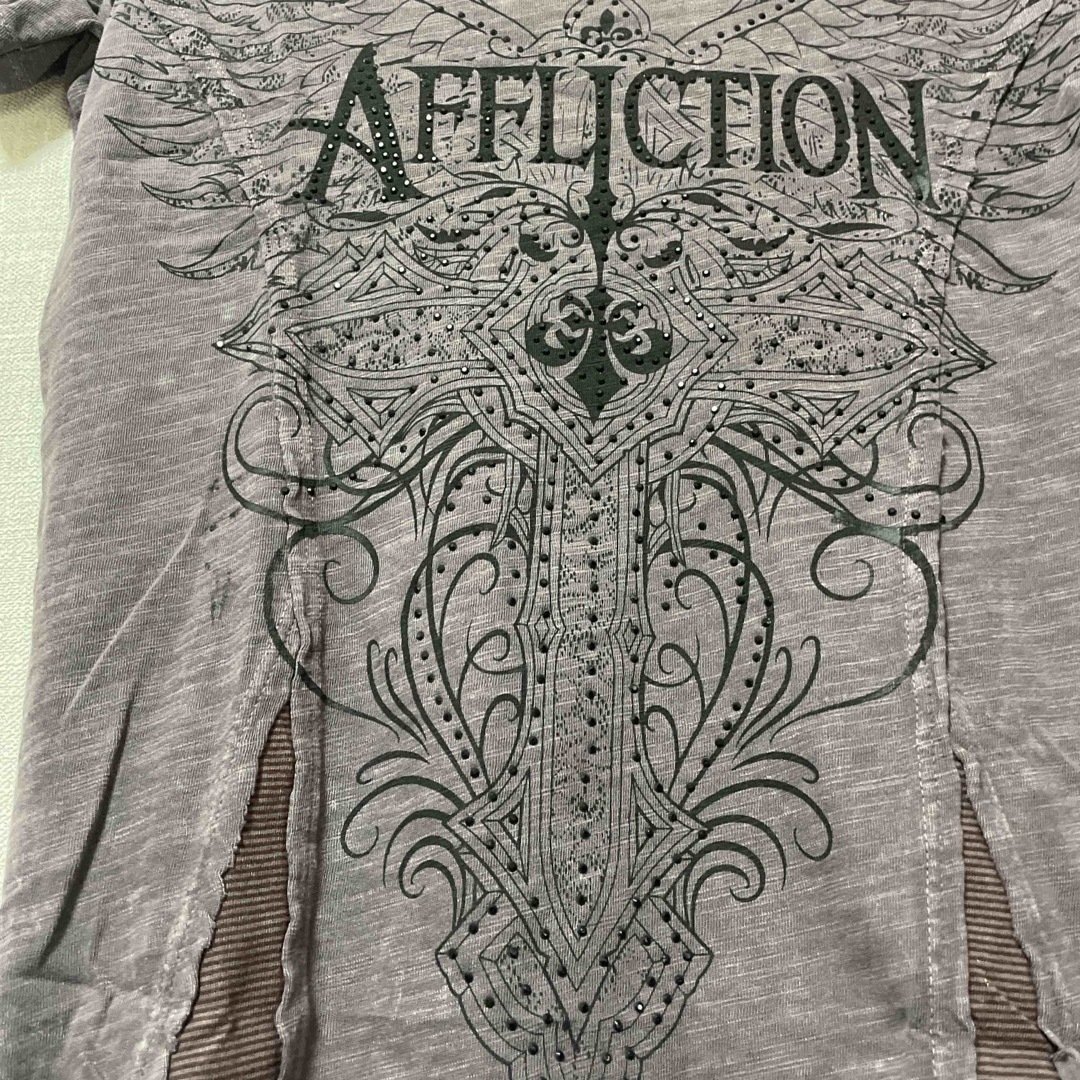 Ed Hardy(エドハーディー)のAFFLICTION LORIELLE Tシャツ 新品 Sサイズ アフリクション レディースのトップス(Tシャツ(半袖/袖なし))の商品写真