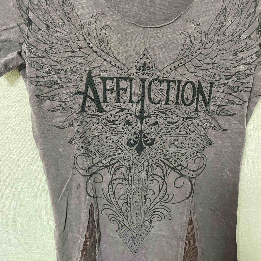 Ed Hardy(エドハーディー)のAFFLICTION LORIELLE Tシャツ 新品 Sサイズ アフリクション レディースのトップス(Tシャツ(半袖/袖なし))の商品写真