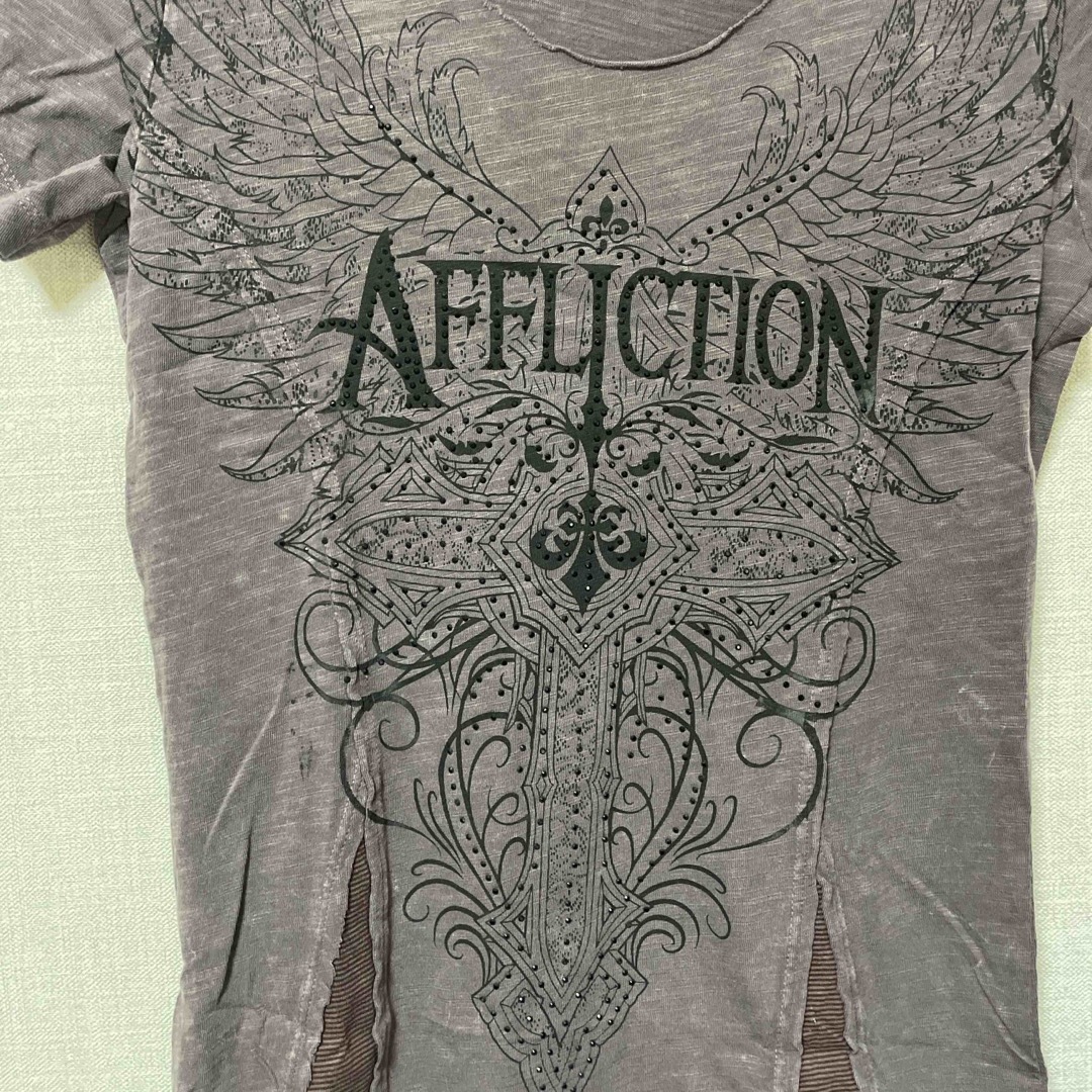 Ed Hardy(エドハーディー)のAFFLICTION LORIELLE Tシャツ 新品 Sサイズ アフリクション レディースのトップス(Tシャツ(半袖/袖なし))の商品写真