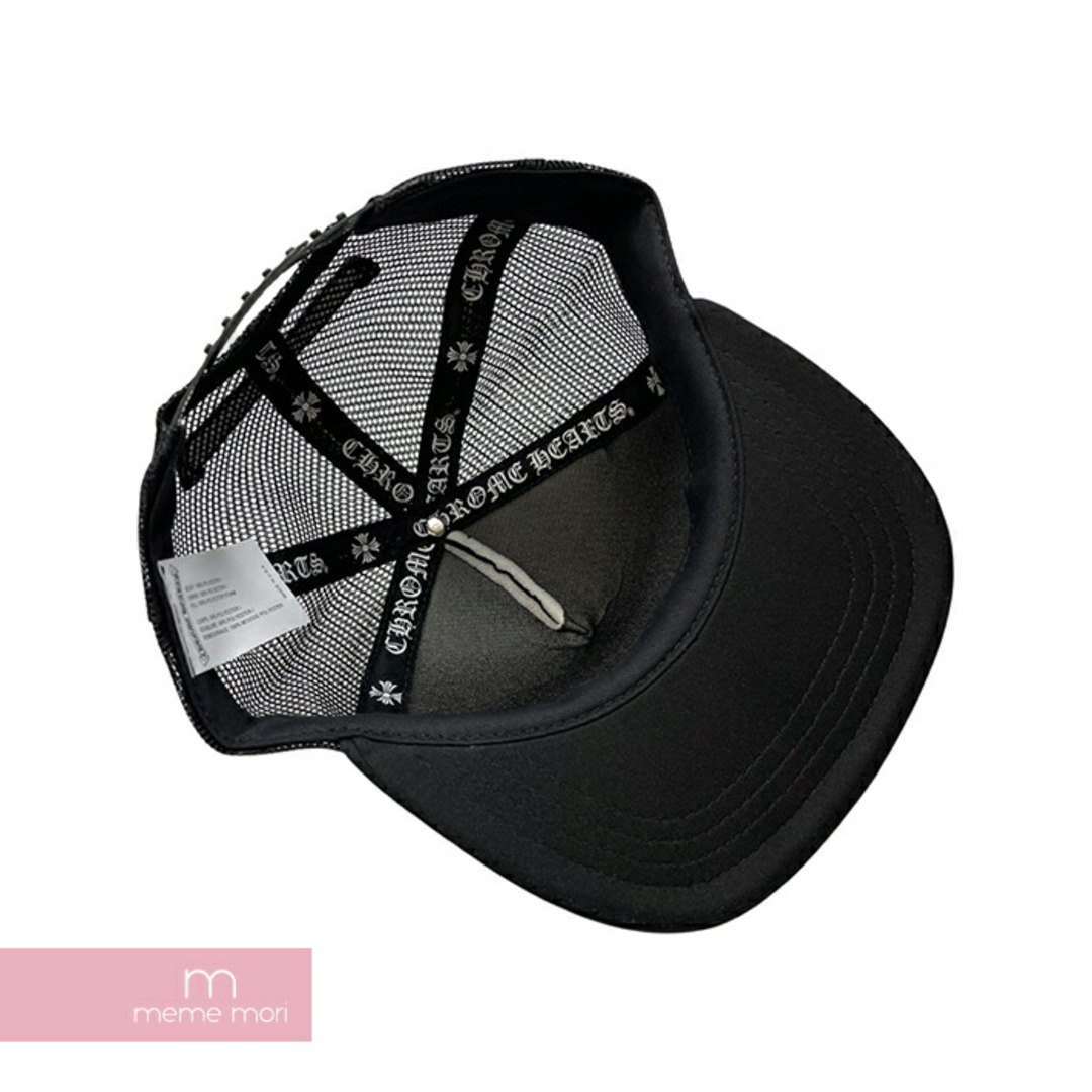 Chrome Hearts(クロムハーツ)のCHROME HEARTS MLTCOL CEM CRS Tracker Cap クロムハーツ マルチカラーセメタリークロストラッカーキャップ メッシュキャップ セメタリークロスプリント クロスボール 帽子 ブラック 【240515】【新古品】【me04】 メンズの帽子(キャップ)の商品写真