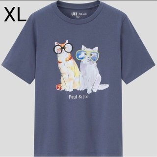 ポールアンドジョー(PAUL & JOE)の新品未使用タグ付き　ポール&ジョー　Tシャツ　ユニクロコラボ　XL(Tシャツ(半袖/袖なし))