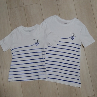 PETIT BATEAU - プチバトー　親子おそろい　Tシャツ