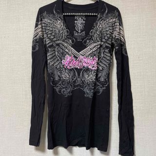 エドハーディー(Ed Hardy)のRebel Saint by Affliction Ravenous 新品 M(Tシャツ(長袖/七分))